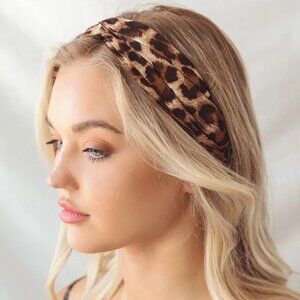 Leopard Hair Band (Super Soft & Stretchy), NWT